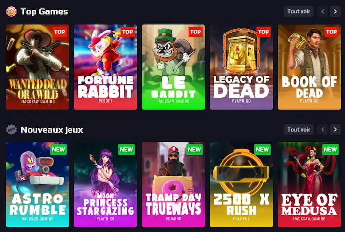 Gamblits Casino Jeux